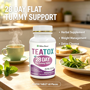 Pastillas desintoxicantes WinsTown OEM TEATOX de 28 días con extracto de plantas para quemar grasa, acelerar el metabolismo, suprimir el apetito y desintoxicar. - Product Image 2