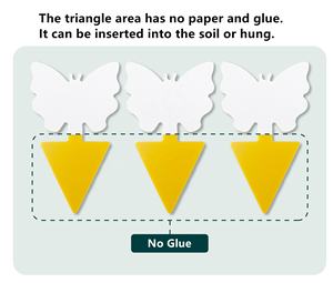 Trampas directas para insectos voladores de jardín al aire libre para hormigas, escarabajos, garrapatas, tablero de trampas adhesivas sólidas, protección de plantas para césped y uso agrícola - Product Image 6
