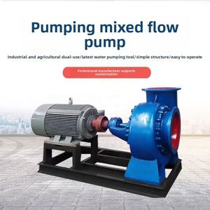 Pompe à eau diesel haute efficacité de 8 pouces à faible pression et à flux mixte pour l'agriculture, pompe de drainage de 10 et 20 pouces 350HW - Product Image 3