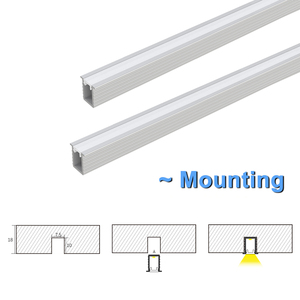 Luz <span class=keywords><strong>de</strong></span> <span class=keywords><strong>perfil</strong></span> LED Premium con canal <span class=keywords><strong>de</strong></span> <span class=keywords><strong>aluminio</strong></span> y carcasa para iluminación <span class=keywords><strong>de</strong></span> tiras con perfiles <span class=keywords><strong>de</strong></span> <span class=keywords><strong>aluminio</strong></span> duraderos - Product Image 6