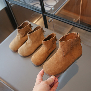 Vente en gros de bottes d'hiver chaudes pour enfants de style britannique de haute qualité pour l'automne et l'hiver, pour filles - Product Image 2