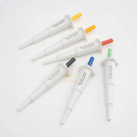 IKEME Lab 10ul 20ul 25ul 30ul 50ul 60ul 75ul 100ul 200ul Micro Pipette de laboratoire à volume fixe réglable Mini Pipette en plastique