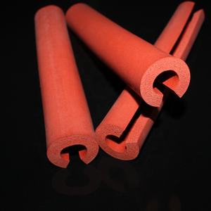 أنبوب إسفنجي من السيليكون بالرغوة حمراء بثقوب رغوة موحدة ومقاومة للحرارة وقطع جانبي - Product Image 5