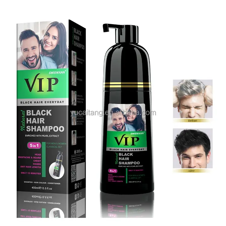 Dexe Semi Permanent Magic Vip Hair Dye Shampoo Women Man Brown Red Black Color Shampoo Factory