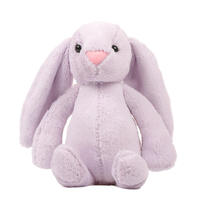 Jouets en peluche mignons, animaux en peluche doux, lapin en tissu de coton et rembourrage en coton PP