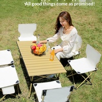 Table et chaise pliantes pour pique-nique et camping, équipement de stand de vente ambulante, fournitures en gros, mobilier d'extérieur