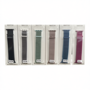 Bracelet de montre intelligente, sangle Velcro, remplacement en nylon de 20 mm pour accessoires Apple Watch - Product Image 3