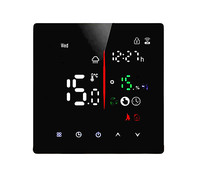 Termostato WIFI Tuya para Calefacción por Suelo Radiante, Controlador de Temperatura Ambiente para Sistema de Calefacción por Suelo Radiante, Termostato Doméstico con Sensor NTC 16A