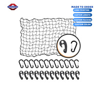 Filet de bagages élastique extensible personnalisé pour suspension de casque, filet de remorque robuste