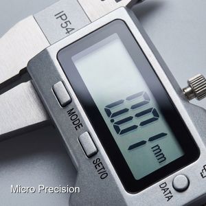 Calibre à pied à coulisse de précision Jeoro au design classique, mécanisme de règle à coulisse manuelle avec pince de blocage pour des mesures répétées - Product Image 2