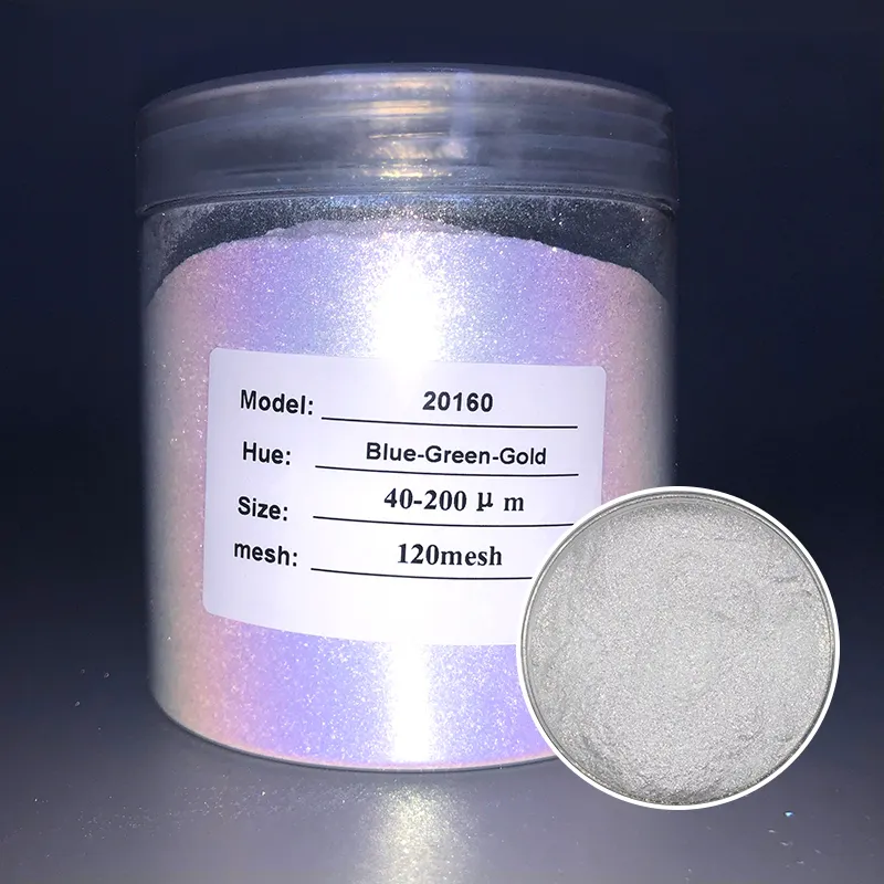 White Base Cosmetics Chameleon Pigment Color Shift Mica Powder Chameleon Mica Powder Chameleon Pearl Pigment