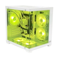 Gabinete de Torre para Computadora de Oficina PCOOLING Económico, Caja de PC OEM M-ATX con Fuente de Poder Superior
