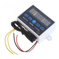 XH-W1411 W88 Termostat Pengontrol Suhu Digital LED 12V/220V 10A Saklar Termometer Pengatur Suhu Cerdas W1411