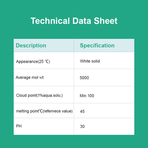 Chất lượng cao Poloxamer 108 surfactant CAS 9003-11-6 Độ tinh khiết 99.5% jiujie thương hiệu cho dầu khí phụ gia - Product Image 2