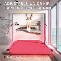 Barre de gymnastique junior portable professionnelle en métal réglable en hauteur pour entraînement à domicile