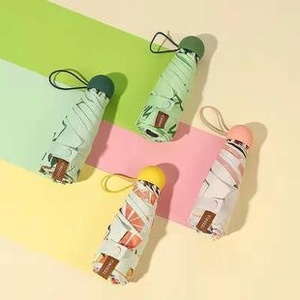 Mini parapluie <span class=keywords><strong>de</strong></span> soleil et <span class=keywords><strong>de</strong></span> pluie <span class=keywords><strong>de</strong></span> voyage coupe-vent léger à 5 plis manuels - Product Image 3