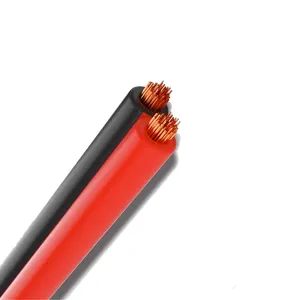 최고의 품질 투명 12 awg 14 awg 스피커 와이어 및 3.5mm 잭 오디오 케이블 전기 와이어