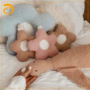 Set de Regalo para Recién Nacido de Manta de Apego y Consolador de Muselina Orgánica Suave de Peluche con Forma de Animal - Product Image 3
