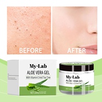 Großhandel Eigenmarken Hyaluronsäure Aloe Vera Teebaum Erfrischendes Beruhigendes Reparierendes Hautbefeuchtendes Gesichts-Aloe-Vera-Gel