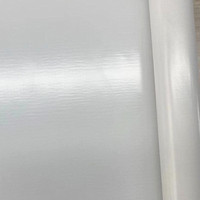 Bâche en pvc blanc, couteau acrylique double face 750g pour canopée, rouleau revêtu de pvc blanc