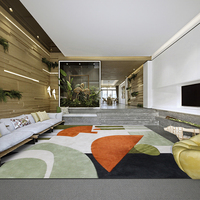 Tapis de salon modernes personnalisés tuftés à la main décoration de la maison tapis d'intérieur salon grands tapis et Rus pas de quantité minimale de commande