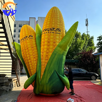 Ballon publicitaire gonflable géant personnalisé en forme de maïs, légumes ou fruits, en tissu Oxford, avec ventilateur intégré, multicolore, pour décoration et publicité