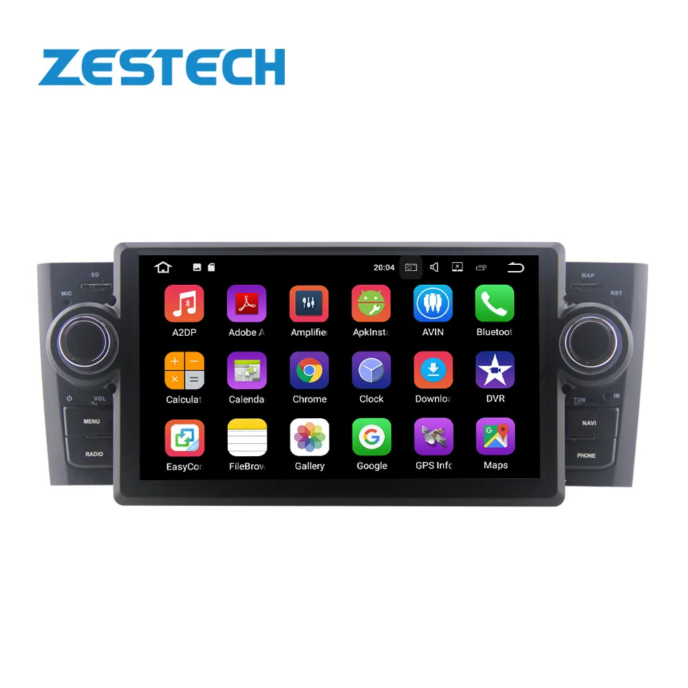 10.1 polegada android 10 rádio automotivo para fiat punto 2005-2009 acessórios com navegação gps áudio