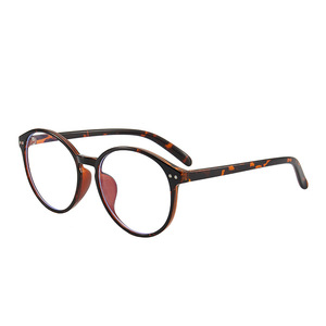 2061 Clear Full Rim Optical Glasses Cr39 Lenses Anti Blue Light Unisex <b>Round</b> <b>Frame</b> Medium Size - Product Image 5