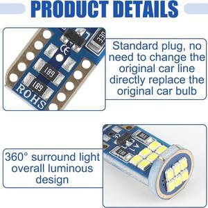 Luces LED Canbus T10 18 SMD No Polares 194/168 W5W para Auto y Camión, Nuevas Luces de Techo, Luces Laterales de 12V para Auto, Luces de Lectura de Mapas, Luces de Señalización - Product Image 4