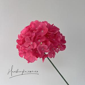 <b>Hydrangea</b> <b>Artificial</b> Flower Single Stem Silk Wedding Decoration Reusable High Simulation - Product Image 3