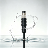 Connecteur de câble circulaire blindé KRONZ M8 à 4 broches, étanche IP67, pré-moulé, pour capteurs industriels, actionneurs, automatisation, codage A, CE UL
