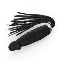 Fouet en cuir PU 2-en-1 SM Bondage Esclave et Godemichés Réalistes pour Femmes et Couples – Jouets Sexuels pour Femme – Jeu Sexuel Adulte – Prix de Gros
