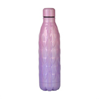 Bouteille d'eau en cuivre de grande capacité 500ml, bouteille d'eau de Cola martelée en cuivre