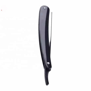 Comfortable Sharp Blade <b>Razor</b> <b>Men</b> Shaving Barber Tools Hair <b>Razor</b> And Blade Stainless Steel Straight <b>Razor</b> Plastic Handle - Product Image 3