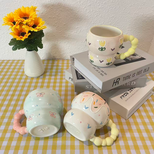 Taza de Cerámica Ecológica de 400 ml con Diseño Creativo de Dibujos Animados, Ideal para Cerveza, Leche, Avena, Regalo para Fiestas y Viajes - Product Image 3