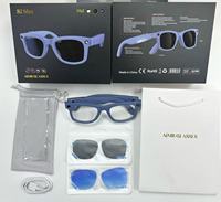 Lentes Inteligentes con Cámara HD 1080P, Traducción en Tiempo Real, Grabación de Video, Llamadas de Voz, Reproductor de Música, Asistente IA, Micrófono Integrado