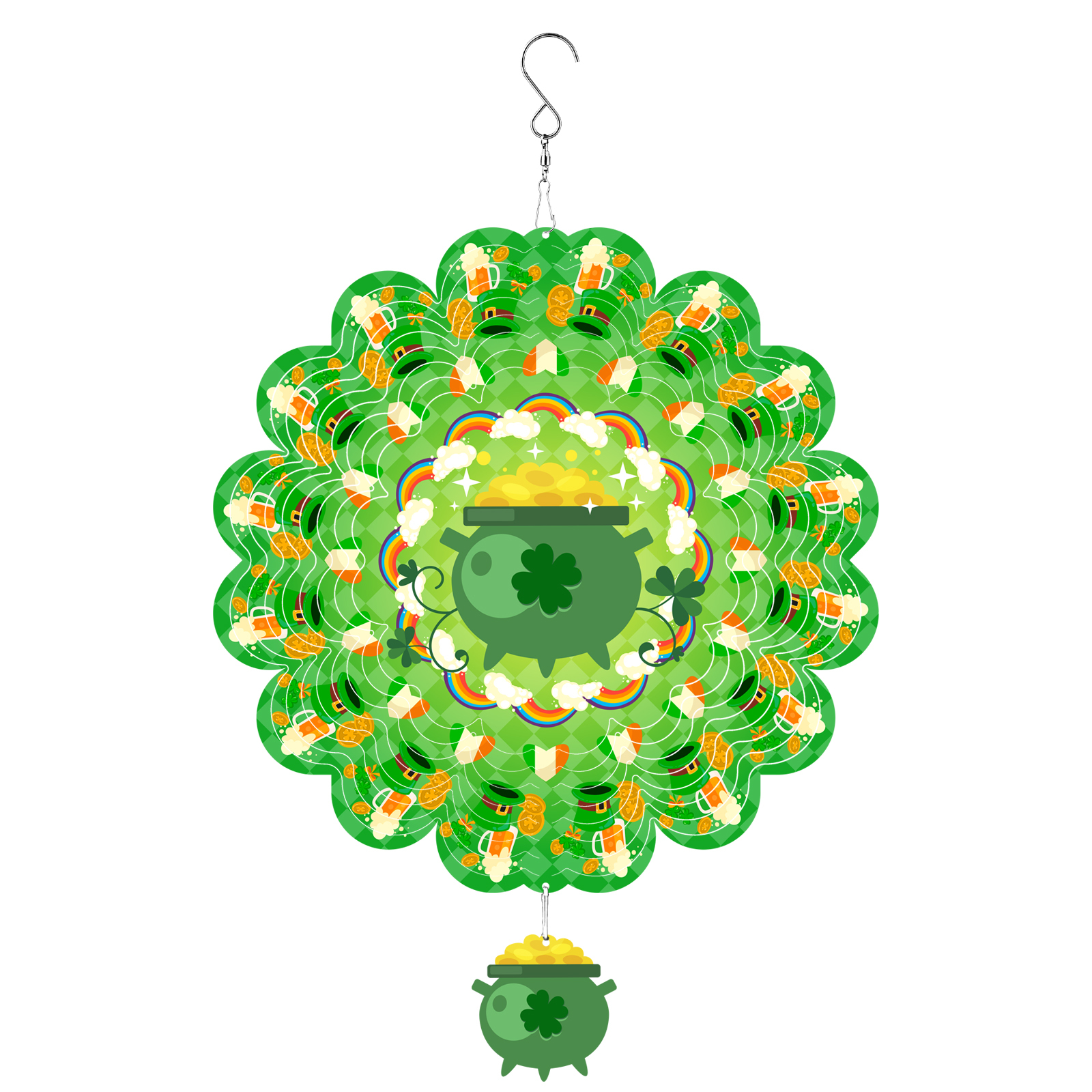 Green-Gold coin jar