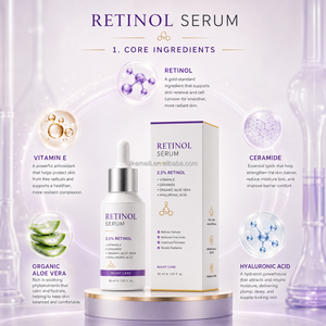 Suero Facial Coreano OEM con Retinol para Reducir Arrugas al Instante, Reafirmante, Antienvejecimiento, con Vitamina C para Aclarar Líneas Finas - Product Image 2