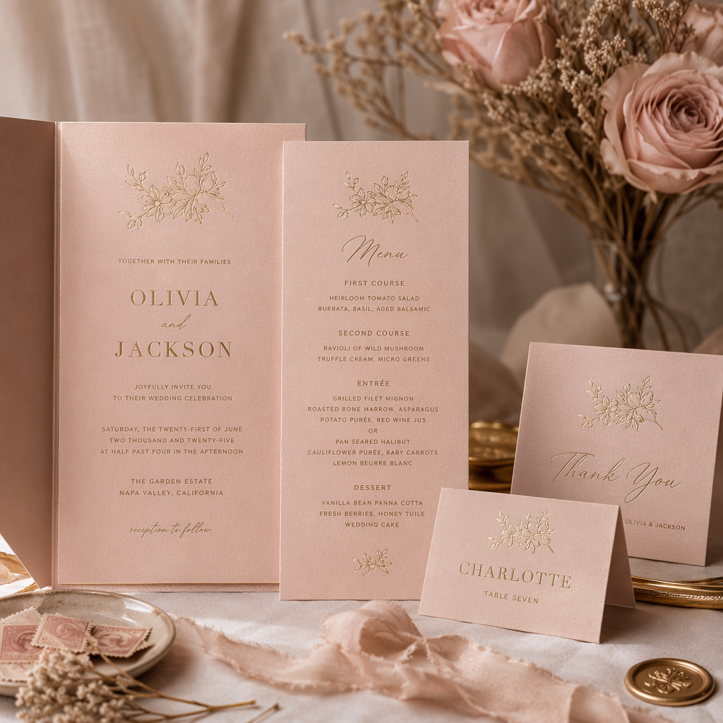 Dusty Pink Gold