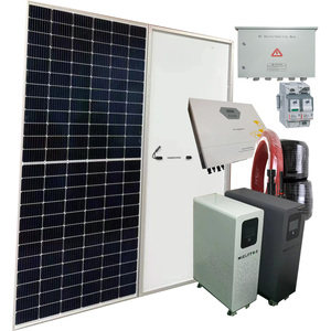 8kva 8kw Home <b>Solar</b> Hybrid Off-Grid System Monocrystalline Silicon PV Lithium Ion Power <b>Generation</b> 110V/220V 8kw 8kw 8kva 8kwh O - Product Image 2