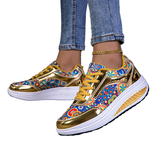 Baskets décontractées en dentelle pour femmes, imperméables, respirantes, légères, tendance, à enfiler, toutes saisons - Product Image 3