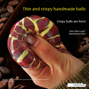 Juguete Blandito y Crujiente ASMR, Alivio del Estrés, Bola de Chocolate de Color Puro Brillante para Aliviar la Ansiedad y Mejorar la Concentración, Personalizado - Product Image 2