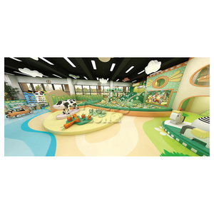 Parque de juegos interior temático personalizado para niños y padres Soft Play Family Paradise con juegos de rol - Product Image 1