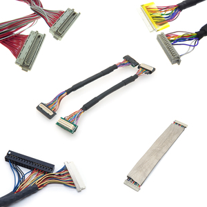 Conector df9 de 51 pines personalizado, cable LVDS chapado en oro, arnés de cableado para portátil FHD - Product Image 1