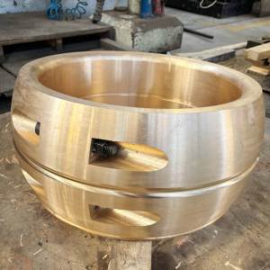 แผ่นทองแดงมีรูพรุนสำหรับปรับแต่งบล็อกสไลด์ C93400ทำจากทองแดง - Product Image 5