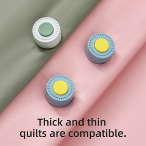 Support OEM Non-slip Round <b>Quilt</b> Cover Holder <b>Quilt</b> Fixing <b>Clip</b> Blanket Buckle Suitable for Bed Sheets Duvet <b>Quilt</b> Holders - Product Image 5