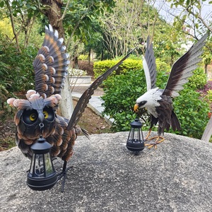 Scultura <span class=keywords><strong>da</strong></span> <span class=keywords><strong>Giardino</strong></span> Decorativa a Forma di Gru in Metallo per Esterni - Product Image 3