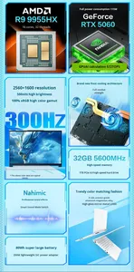 โน้ตบุ๊กเกมมิ่ง Mechanical Jiaolong 16 Pro R9-9955HX RTX5060 16-Core 300Hz 2.5K SSD  16 คอร์ - Product Image 6