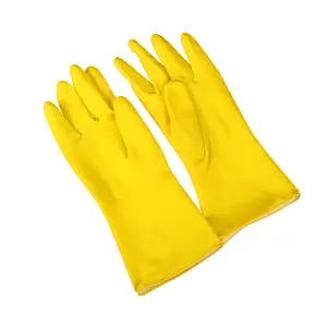 Factory Price High Quality Dish Washing Blue Gloves Disposable Powder-free Natural Latex Gloves