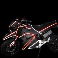 Autocollants réfléchissants pour vélos VTT et motos électriques avertissement bandes lumineuses décalcomanies décoratives fluorescentes